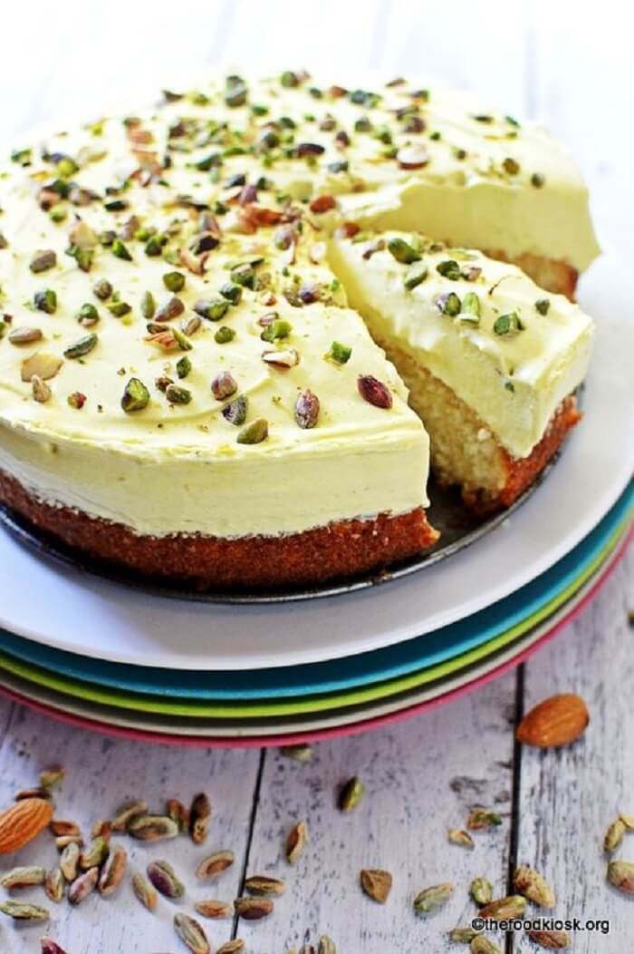 thandai mousse cake