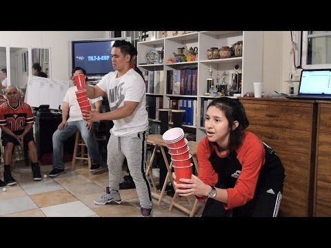 tilt a cup party game