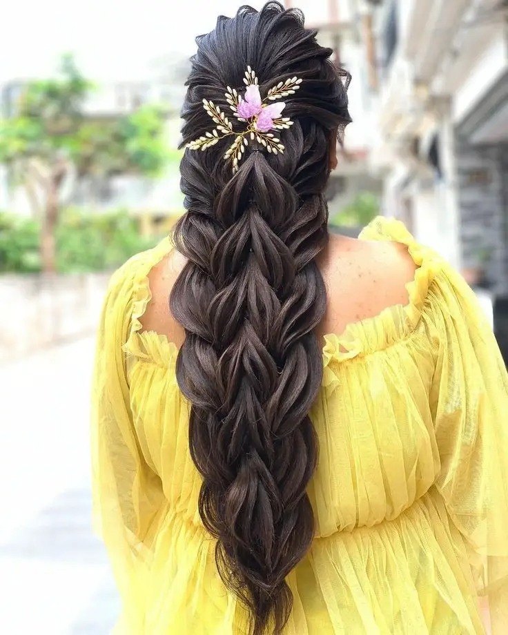 triple fishtail braid - Reception Hairstyles