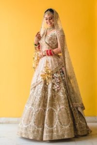 Zardosi White Lehenga Design
